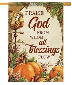 Blessings Flow House Flag - Picture 1 of 1