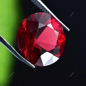 Zafiro Padparadscha 8,70 quilates piedra preciosa suelta CERTIFICADA corte redondo natural perfecto - Imagen 1 de 10
