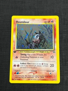 Pokemon Houndour 5/75 - Neo Discovery 1st Edition Holofoil NM - Picture 1 of 2