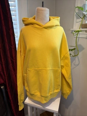 Sudadera con capucha Gap para mujer amarilla brillante mediana Foto 1 de 4