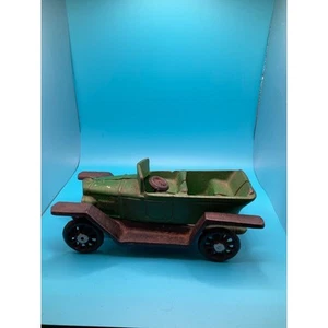 Vintage Cast Iron Toy Car Mid 20th Century Design, Made in Taiwan Open Top RETRO - Bild 1 von 5