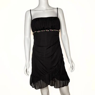 Delia’s Obessive Contemplations Black Cocktail Dress Womens SZ S Dainty Goth - Image 1 of 4