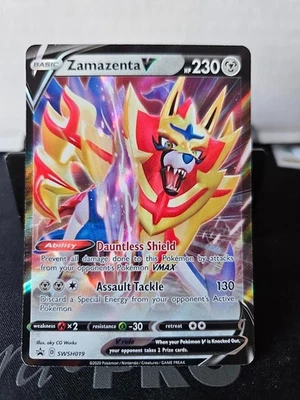 ZAMAZENTA V - SWSH019 - Sword & Shield Promo - Pokemon Card - Image 1 of 2