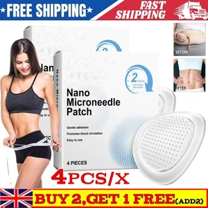 4PCS/Box Nano Microneedle Body Care Patch For Young Skin Texture & Weight Loss - Picture 1 of 11