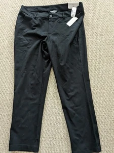 Ladies CJ Banks Signature Slimming Black Pants Size 20W NWT Tapered Mid-ruse - Picture 1 of 4