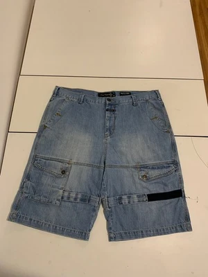 Pantalones Cortos Marithe Francois Girbaud 38 Cinta Transbordador Ligero Sueltos Carga Y2K Ropa de Calle Foto 1 de 4