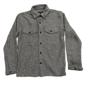 Banana Republic grau Wollmischung Shirt Jacke Shacket Damen Small - Bild 1 von 7