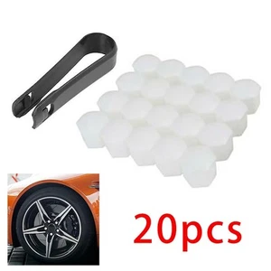Car Wheel Lug Cover Dust Cap Fits 19mm Car Wheel Bolt Or Nut Rim Screw - Picture 1 of 7