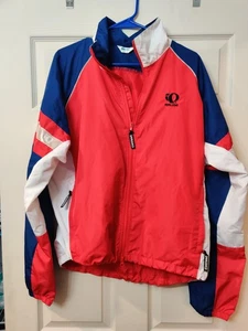 Pearlizumi Red and Blue Zip-Up Jacket Size Large - Picture 1 of 3