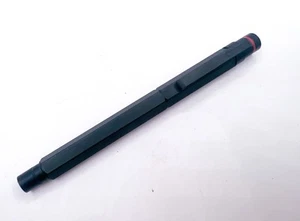 NOS Vintage Rotring Newton Black Fountain Pen Metal F Nib Free Shipping - Picture 1 of 9
