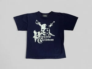 Y2K Disney Pirates Of The Caribbean T Shirt Dead Man’s Chest Movie Youth S 2006 - Picture 1 of 5