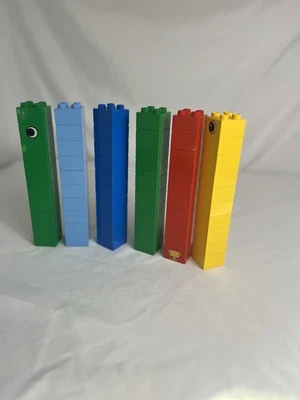 Lego Duplo Bricks Blocks Rainbow Colors 2x2 Lot of 60 Blue Red Light Blue Green - Image 1 of 3