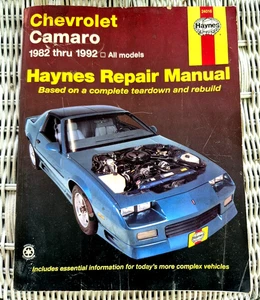 Manual de reparación Haynes 24016 para Chevrolet Camaro 1982-1992 - Imagen 1 de 11
