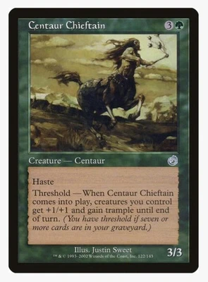 Centaur Chieftain | MTG TOR | EDH Premodern Old Frame Finisher Overrun Anthem LP - Image 1 of 3