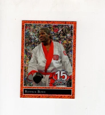 2025 Leaf 15th NSCC The National Riddick Bowe Orange Sparkle 2/4 #92B-140 - Image 1 of 2