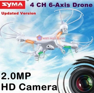 Helicóptero dron Syma X5C Explorer 2,4 GHz radiocontrol 4 canales 6 ejes con cámara giroscópica HD - Imagen 1 de 6