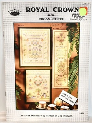 Nature Look Samplers Royal Crown series cross-stitch Permin of Copenhagen - Image 1 of 2