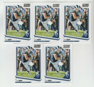 (5) Cooper Kupp 2018 SCORE CARD LOT #170 LOS ANGELES RAMS - Picture 1 of 1
