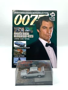 James Bond Modellauto-Collection Nr. 38 Maserati BITURBO 425 mit Heft Top ✅ - Bild 1 von 6