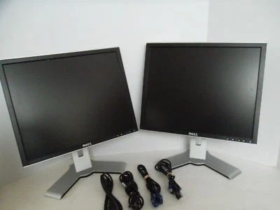 LOT-2 Dell 2009W 20" Widescren Monitor 4-Port USB Hub VGA DVI G433H 2009Wt FH8MW - Image 1 of 4
