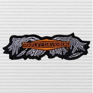 Harley-Davidson Broken Wing 5-inch Embroidered Patch sew on/Iron Patch - Picture 1 of 2