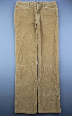 Calça polo feminina Ralph Lauren veludo perna reta marrom tamanho 12 (26x26) - Imagem 1 de 4