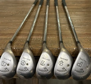 Spalding Executive XE Hybrid Iron Partial Set 4 6 7 9 PW Steel Jet Step 5 Clubs - Picture 1 of 17