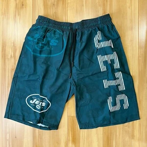 New York Jets NFL Fútbol Hombres Ropa Deportiva Secado Rápido Tabla Corta con Forro - Imagen 1 de 2