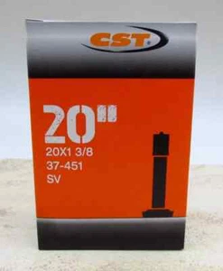 CST 37-451, 20x1-3/8 Bicicletta, Sedia a rotelle, Valvola Tubo Interno Pneumatico SCHRADER - Foto 1 di 2