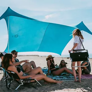 Neso Gigante Portable Beach Tent UPF 50+, Water-Resistant, Lightweight 11' x 11' - Picture 1 of 7