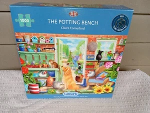 Gibsons The Potting Shed Claire Comerford  1000 Piece Jigsaw Puzzle New Sealed - Picture 1 of 7