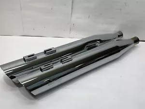 Harley-Davidson 09-16 Touring RC Components 4" Slash Cut Slip-ons - Picture 1 of 8