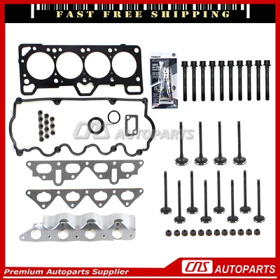 Head Gasket Set Bolts Valve Kit Valve stem seals For 93-97 Hyundai 1.5L SOHC G4E - Изображение 1 из 4