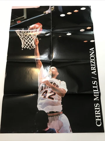 Chris Mills University of Arizona Wildcats 1992-1993 Basketball Poster 36 x 24 Cover