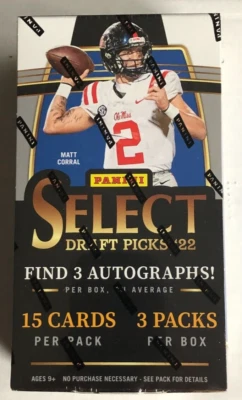 2022 Panini Select Draft Picks Football Hobby Box - Image 1 of 4