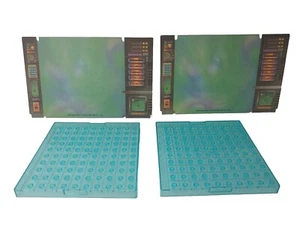Battleship Replacement Square Grid Peg Game Board & Backgroud Insert Part Piece  - Picture 1 of 7