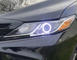 for Toyota Camry 2018-2020 Headlight Switchback LED halo ring angel eye Signal - Picture 1 of 17