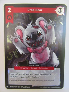Drop Bear 113/214 1 estrella rara tarjeta holográfica MZ1 Metazoo 2025 conjunto base - Imagen 1 de 6