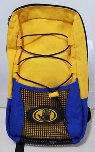 Body Glove Unisex Yellow Blue Backpack 15" x 9.5" book bag poolside carryall - Picture 1 of 10