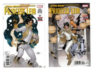 STAR WARS PRINCESS LEIA SET, 001 and 002, TERRY DODSON COVERS (SHIPS FREE) * - Picture 1 of 1