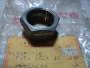 1971-75 Kawasaki F5 F7 F9 Big Horn Combustible Petcock Junta Fabricante Nuevo de Edición 51035-008  - Imagen 1 de 2