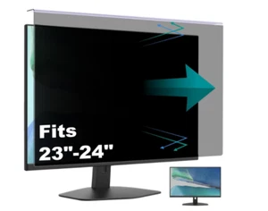 Computer Hanging Privacy Screen Filter Protector fr 23-24'' Desktop Monitor JL77 - Picture 1 of 1