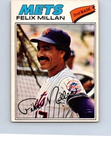 VINTAGE BASEBALL CARD O-PEE-CHEE 1977 NEW YORK METS FELIX MILLAN NO39 - Picture 1 of 2