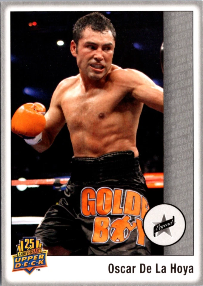 OSCAR DE LA HOYA Boxing Card 2014 Upper Deck 25th Golden Boy RARE Card Boxer - Image 1 of 1