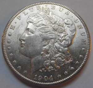 Dólar de plata O Morgan 1904 (04OET1) - Imagen 1 de 4
