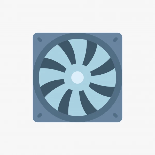 Fan, ec5010m12ca ball bearing dc12v 0.09a, 3-wire, 50x10mm - Image 1 of 1