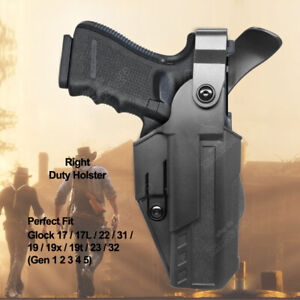 G19 Level 3 Duty Holster For Gen1-5 Glock 19 19X 17 17L 44 45 31 32 Glock 23 G22