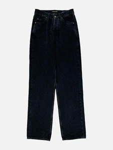SAINT LAURENT V-waist long baggy Black 90's Jeans - Picture 1 of 4