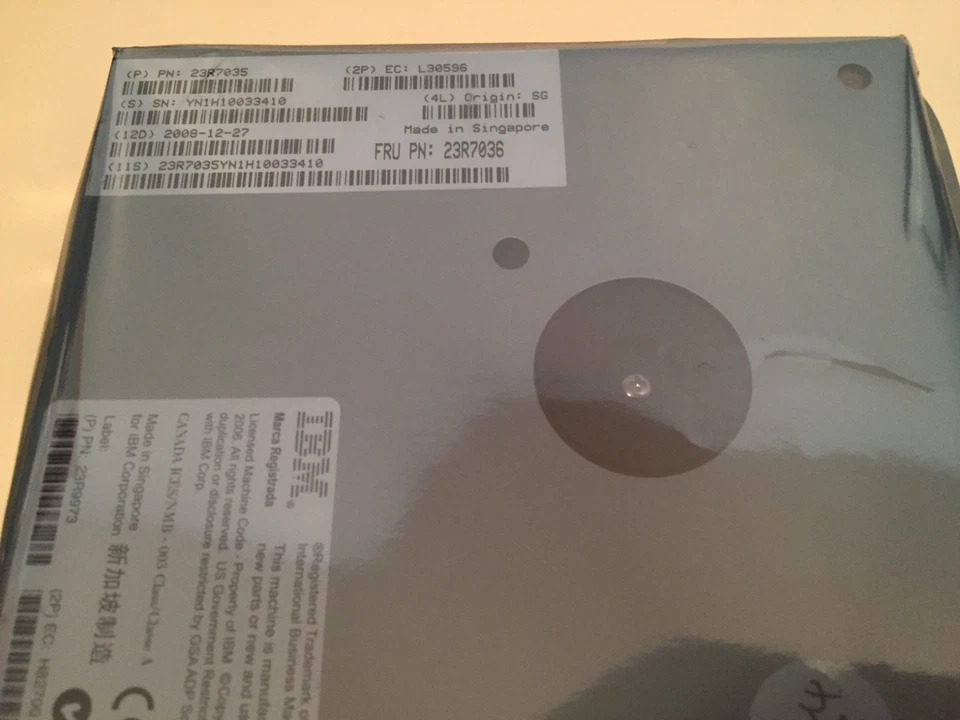 IBM 23R7035 LTO3 HH Ultrium 3H 400/800 Internal Tape Drive SAS 23R7036 LTO-5 - Image 1 of 1