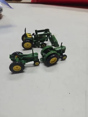 ERTL John Deere Model  Tractor, Lot Of 2 The Bigger One Is Not Ertl. (A-296)used - Image 1 of 4